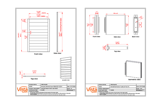 technical Signage Drawings