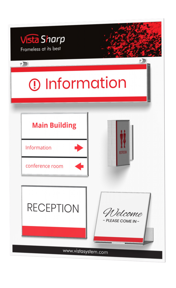 Sharp Display Sign Kit Vista System