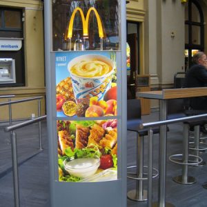 Vista Sign System Was Chosen for a McDonald’s Branch in Oslo Norway