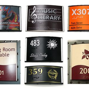Vista System Frames Engineered to Accept all ADA Sign Substrates
