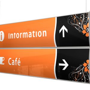 Vista System International has Launched an Improved New System of Suspended Signs