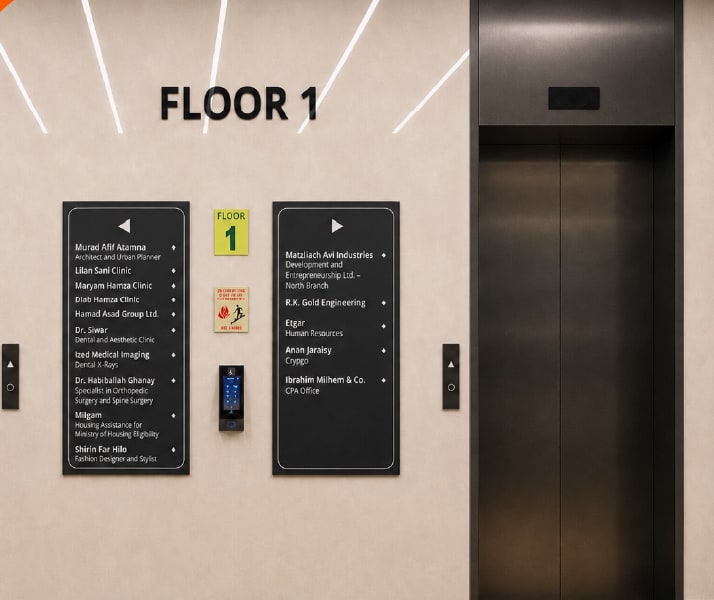 Vista System wayfinding signage project